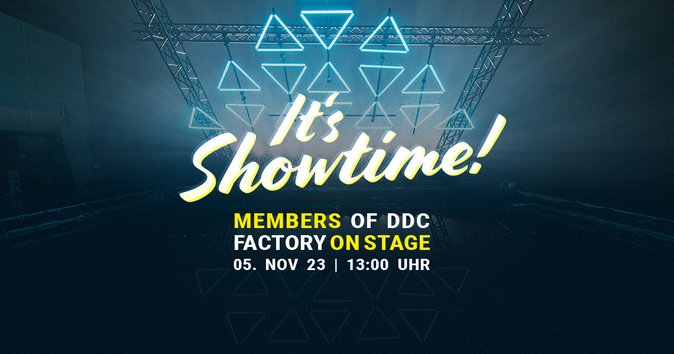 It's Showtime - Members of DDC Factory on Stage